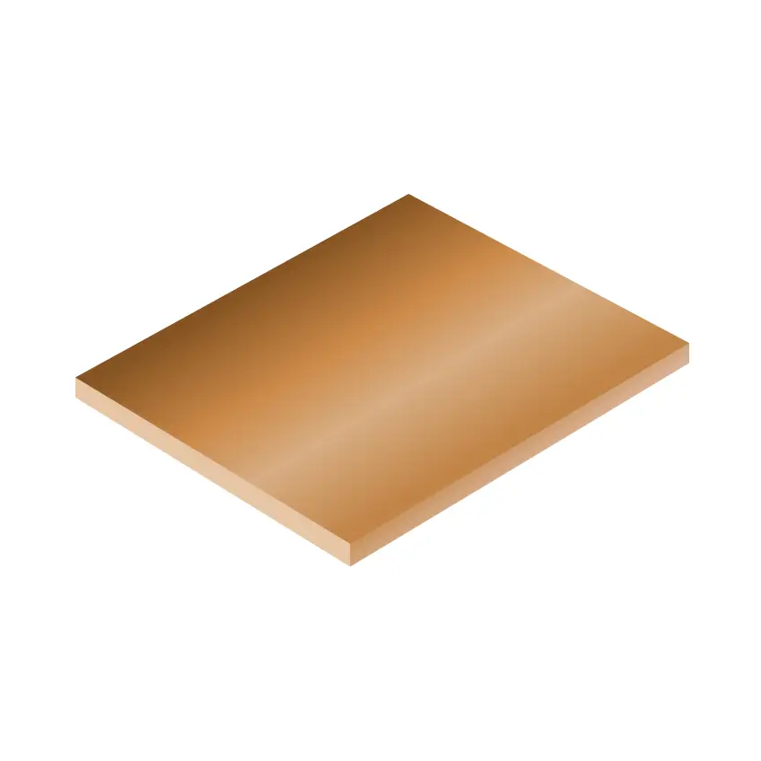 Плита бронзовая БрАМц 350х1500х2500 мм ГОСТ 18175-78 для заготовок  ОборонСпецСплав