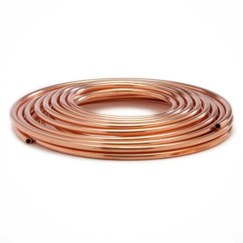 Труба медная отожженная М2 235х5 мм ГОСТ 617-90 для водопровода  ОборонСпецСплав